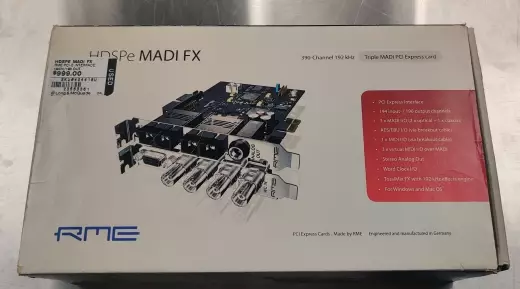 RME HDSPe MADI FX 390-Channel Triple MADI PCI Express Card